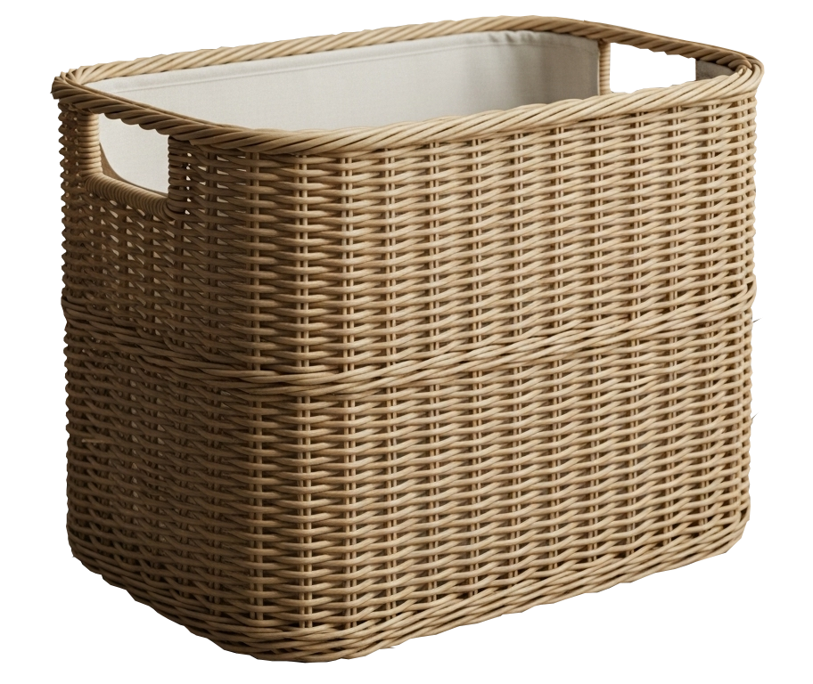 keranjang rotan laundry