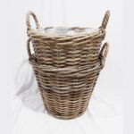 4 keranjang rotan natural