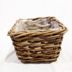 Keranjang Rotan Natural Kotak Tipe Inderapura