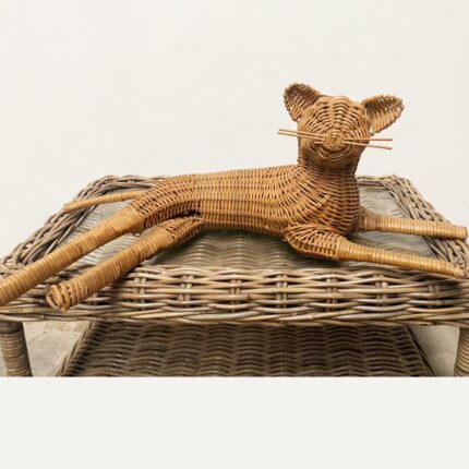 ornament-dekorasi-rotan-natural-binatang-kucing