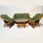 Set Kursi Rotan Natural Tipe Deli Jingga - Image 3