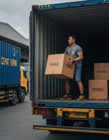 pengiriman rotan dengan kontainer 2