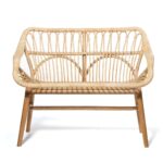 kursi Rotan Double Seat