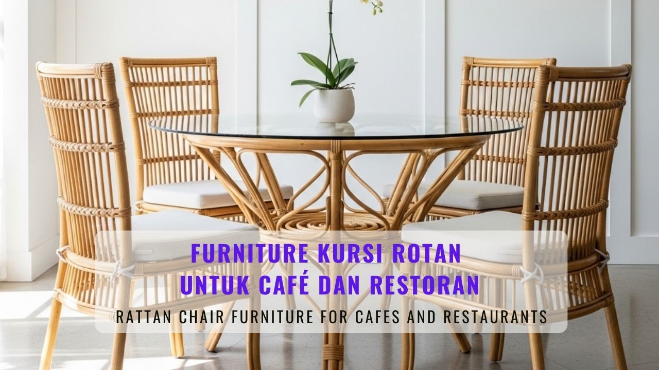 Furniture Kursi Rotan untuk Café dan Restoran