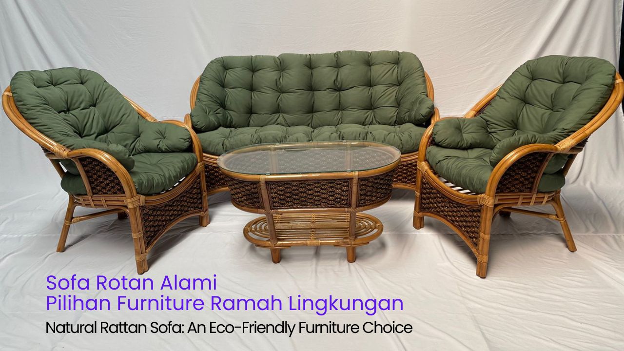 Sofa Rotan Alami Pilihan Furniture Ramah Lingkungan
