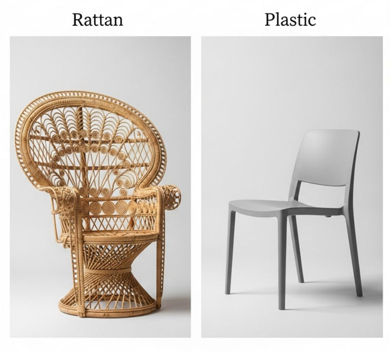 Keunggulan rotan plastik