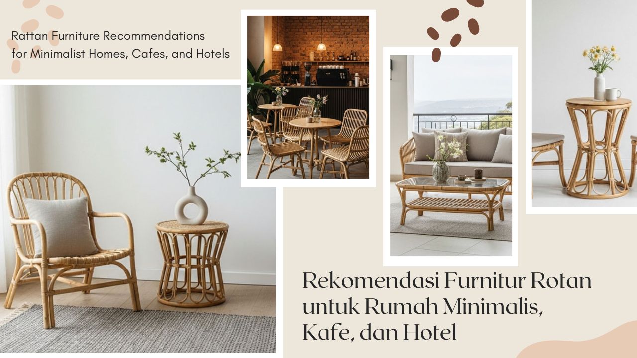 Rekomendasi Furnitur Rotan untuk Rumah Minimalis Kafe dan Hotel