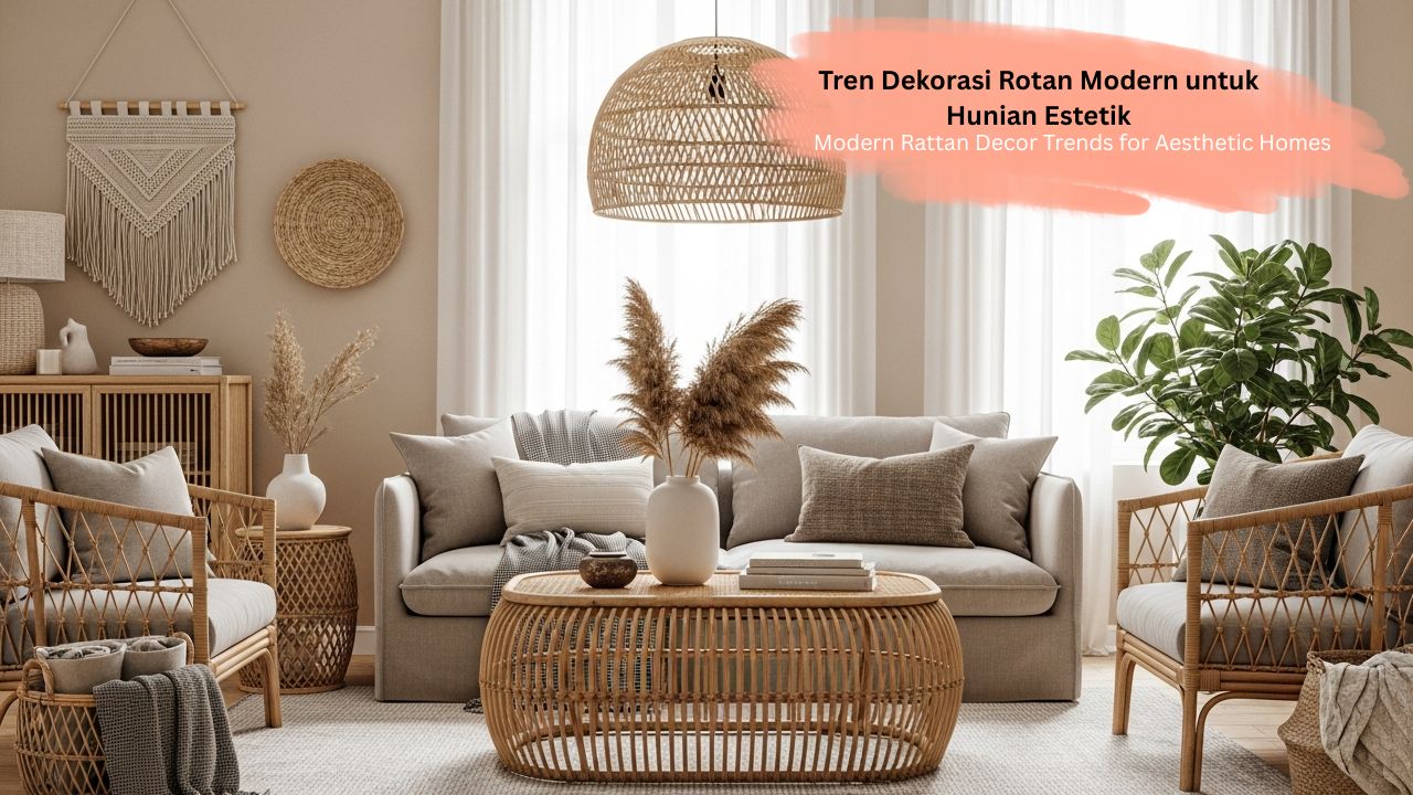 Tren Dekorasi Rotan Modern untuk Hunian Estetik