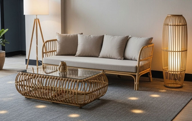 furniture rotan untuk hotel 2