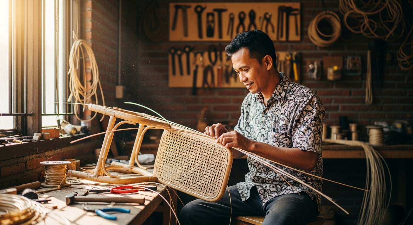 Furnitur Rotan Lebih Awet