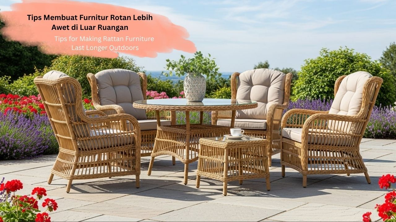 Tips Membuat Furnitur Rotan Lebih Awet di Luar Ruangan