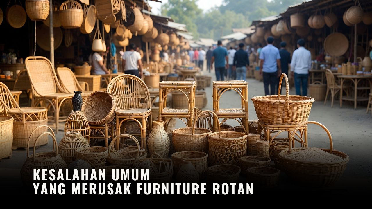 Kesalahan Umum yang Merusak Furniture Rotan